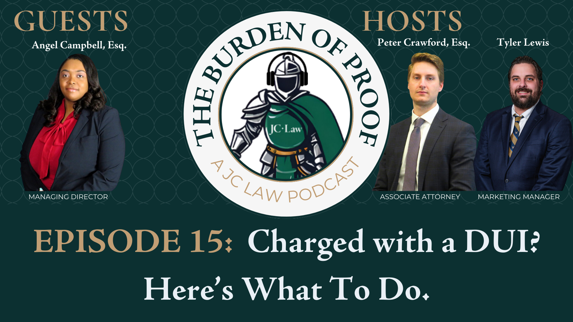 Episode 15: Charged with a DUI? Here's What To Do.